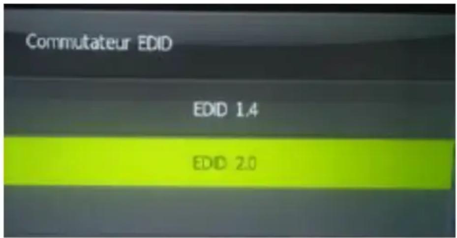 CONTINENTAL EDISON CELED43UHD23B2 - Activation HDMI en 4K - 1