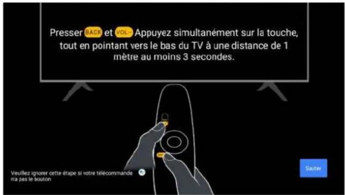 CONTINENTAL EDISON CELED50SAV222B6 - Appairage de la télécommande Bluetooth - 1