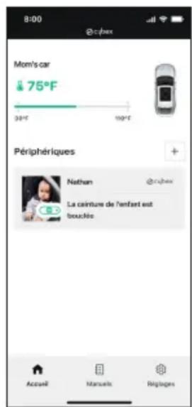 CYBEX Cloud G Lux - Préparer l'application mobile CYBEX - 16