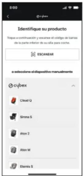 CYBEX Cloud G Lux - Prepare la aplicación móvil CYBEX - 15