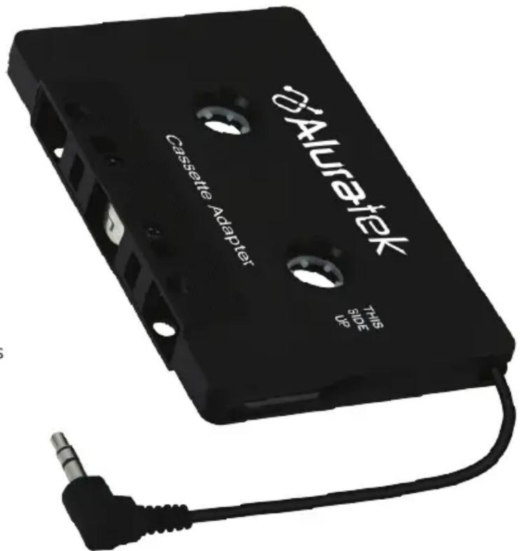 Aluratek ACTA01F - Adaptateur de cassette audio AUX 3,5 mm - 2