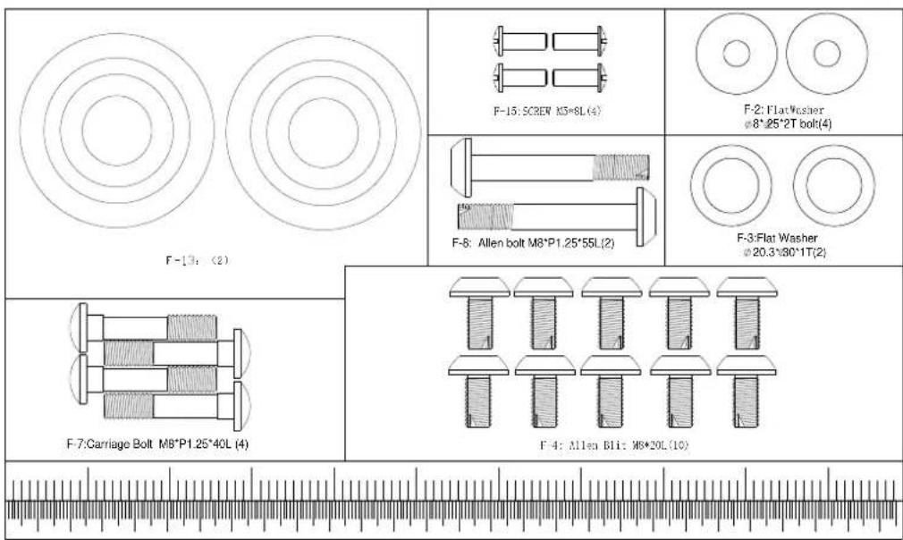 Focus Fitness Senator - Hardware and tools list - 2