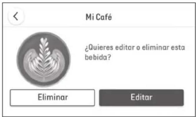 BREVILLE the Barista Touch Impress BES881 - Editar o eliminar unabebida guardada - 1