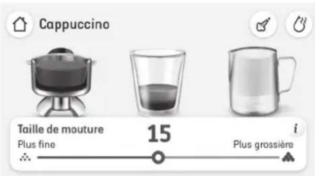 BREVILLE the Barista Touch Impress BES881 - Réglage de la taille de mouture - 1