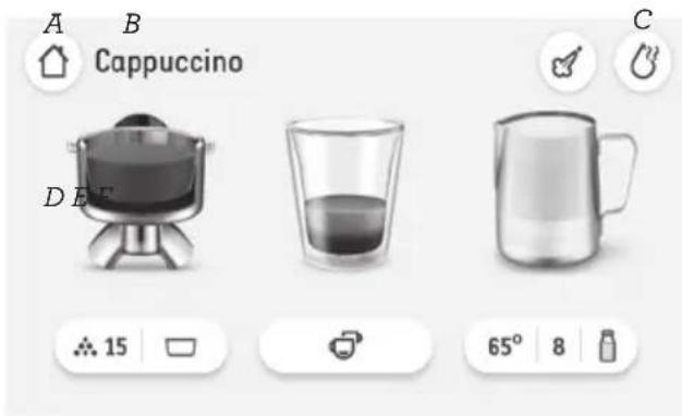 BREVILLE the Barista Touch Impress BES881 - ÉCRAN DES BOISSONS - 1