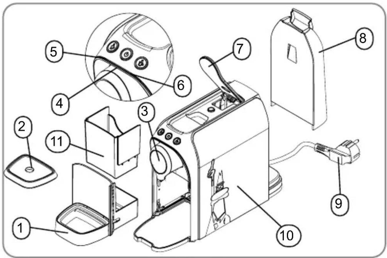 BIALETTI Super CF69 - Descrizione dell'apparecchio - 1