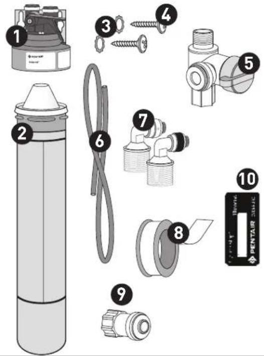 Everpure H54 - VÉRIFIEZ L'EMPLACEMENT DE MONTAGE SOUS L'ÉVIER - 1