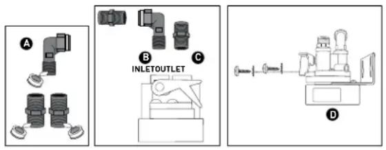 A B C INLETOUTLET D