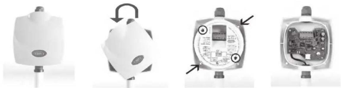 Carel Sensors DP - Modifi cation de la confi guration par défaut des sondes environnement intérieur et conduite - 1