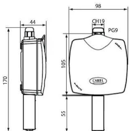 Carel Sensors DP - Modell DPP - 1