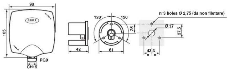 Carel Sensors DP - Luftkanalversion - 1