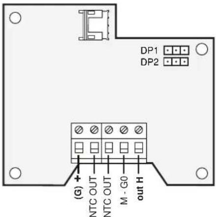 Carel Sensors DP - Connexion de la sonde à sortie analogique - 5