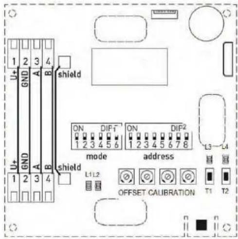 Carel Sensors DP - Branchements électriques et câblage de la sonde DP-IAQ - 1