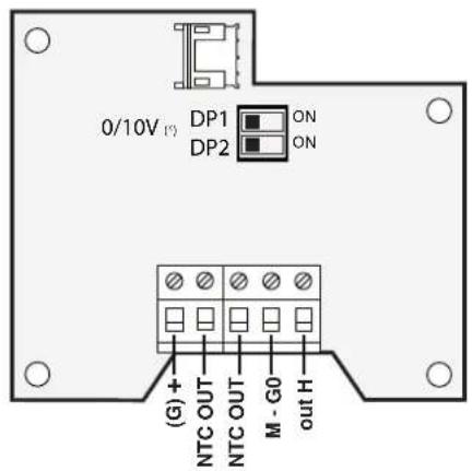 Carel Sensors DP - Anschluss des Fühlers mit Analogausgang - 5