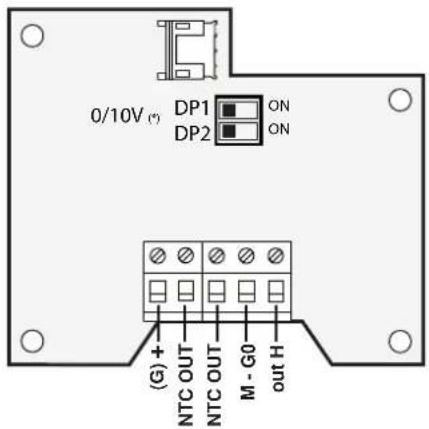 Carel Sensors DP - Connexion de la sonde à sortie analogique - 9