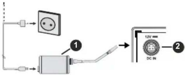 LENCO LED2423BK - Power Connection - 1