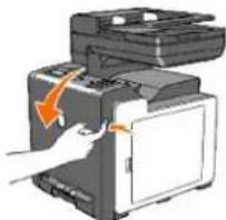 DELL 2135cn - Cleaning the Feed Roller Inside the Printer - 1