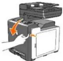 DELL 2135cn - Cleaning the CTD Sensor Inside the Printer - 1