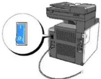 DELL 2135cn - Turn On the Printer - 2