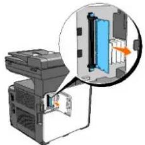 DELL 2135cn - Removing the Optional Memory Card - 6