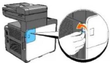DELL 2135cn - Installing the Optional Memory Card - 2
