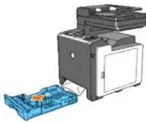 DELL 2135cn - Clearing Paper Jams From the Single Sheet Feeder - 2