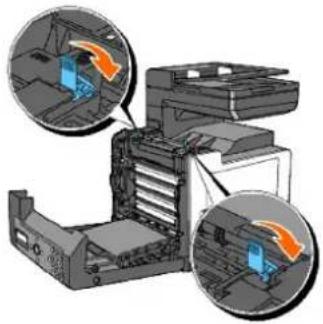 DELL 2135cn - Clearing Paper Jams From the Fuser - 3