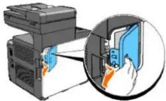 DELL 2135cn - Installing the Optional Memory Card - 4