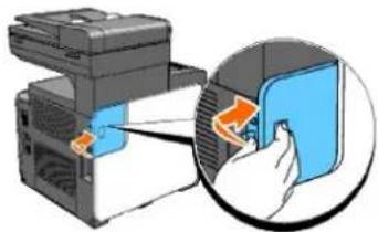 DELL 2135cn - Installing the Optional Memory Card - 9