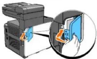 DELL 2135cn - Removing the Optional Memory Card - 7