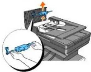 DELL 2135cn - Clearing Paper Jams From the ADF - 4