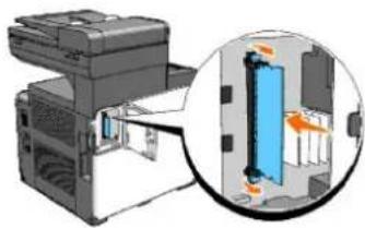DELL 2135cn - Installing the Optional Memory Card - 7
