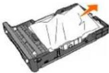 DELL 2135cn - Clearing Paper Jams From the Tray 1 - 2
