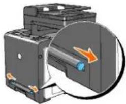 DELL 2135cn - Loading the Single Sheet Feeder - 1