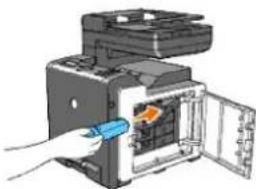 DELL 2135cn - Installing a New Toner Cartridge - 2