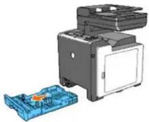 DELL 2135cn - Removing the Used Retard Roller in the Tray 1 - 1
