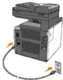 DELL 2135cn - Turn On the Printer - 1
