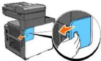 DELL 2135cn - Installing the Optional Memory Card - 3