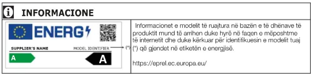 BEKO RFNE448E41W - VINI RE Një rrezik që mund të shkaktojë dëme materiale ndaj produktit ose ambientit përreth - 1