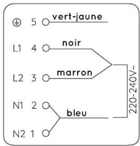 AYA ATI3 - Brancher la table de cuisson au secteur - 5
