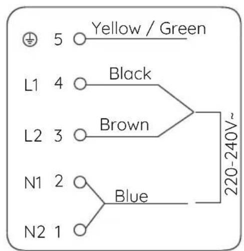 AYA ATI3 - Connecting the hob to the mains power supply - 4