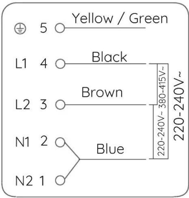 AYA ATI3 - Connecting the hob to the mains power supply - 1