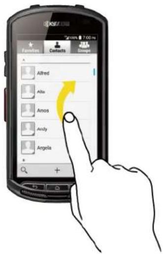 KYOCERA DuraForce E6560 - Navigation sur l'écran tactile - 5