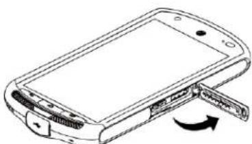KYOCERA DuraForce E6560 - Insérer ou retirer une carte microSD - 4