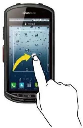 KYOCERA DuraForce E6560 - Navigation sur l'écran tactile - 3