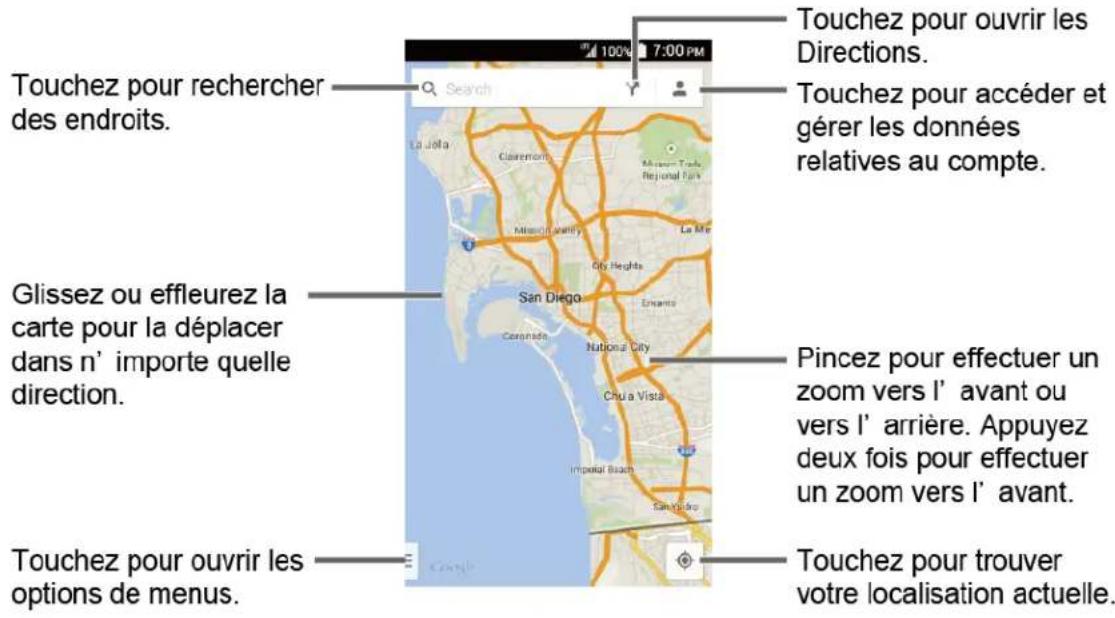 KYOCERA DuraForce E6560 - Ouvrir Google Maps - 1