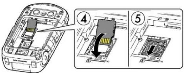 KYOCERA DuraXE - Insérer une Carte microSD - 2