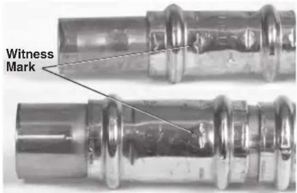 RIDGID RP 115 - Inspecting The Pressed Connection - 1