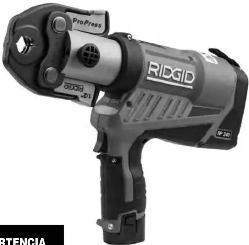 RIDGID RP 240 - AVERTISSEMENT - 1