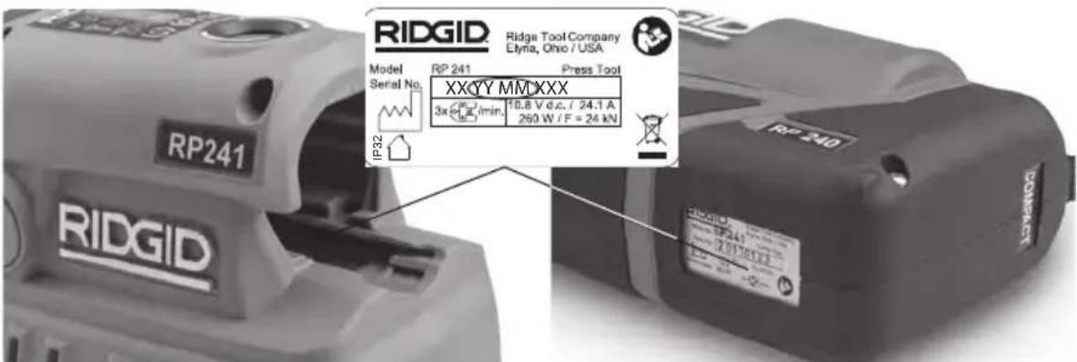 RIDGID RP 240 - Beschreibung - 3